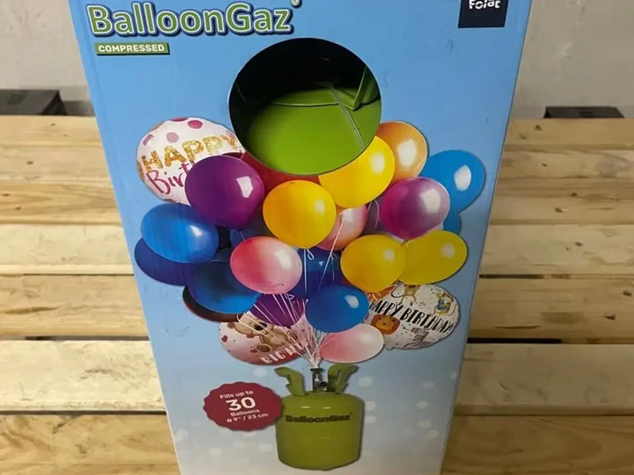 Billede 2 - Valentins pakke med 15 Hjerte balloner og helium