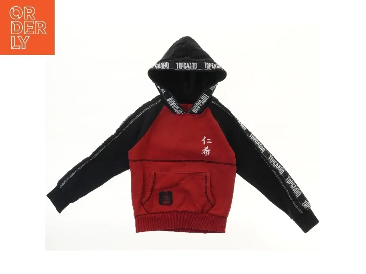 Billede 1 - Hættetrøje med print fra First grade (str. 116)