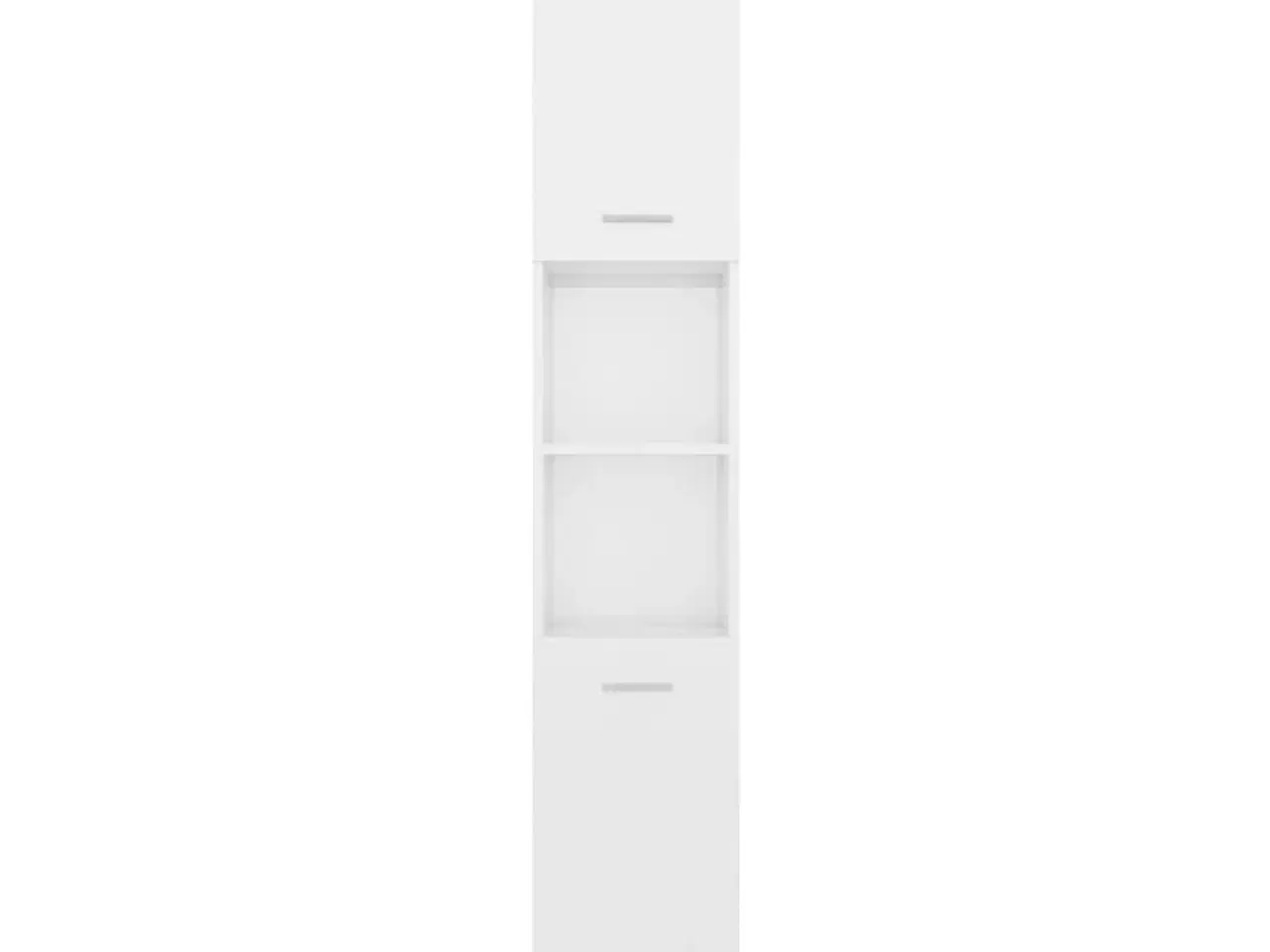 Billede 6 - Badeværelsesskab 30x30x179 cm spånplade hvid højglans
