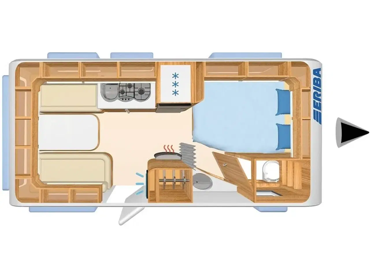 Billede 2 - 2017 - Hymer Exciting 485   Superflot kvalitetsvogn, 1 ejers, m/MOVER + EL-STØTTEBEN + GULVTEMP. mv.