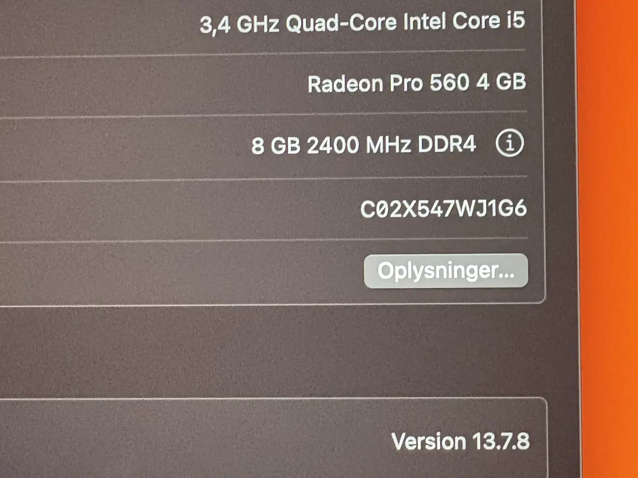 Billede 2 - iMac 18.2 - 21,5 4k 2017