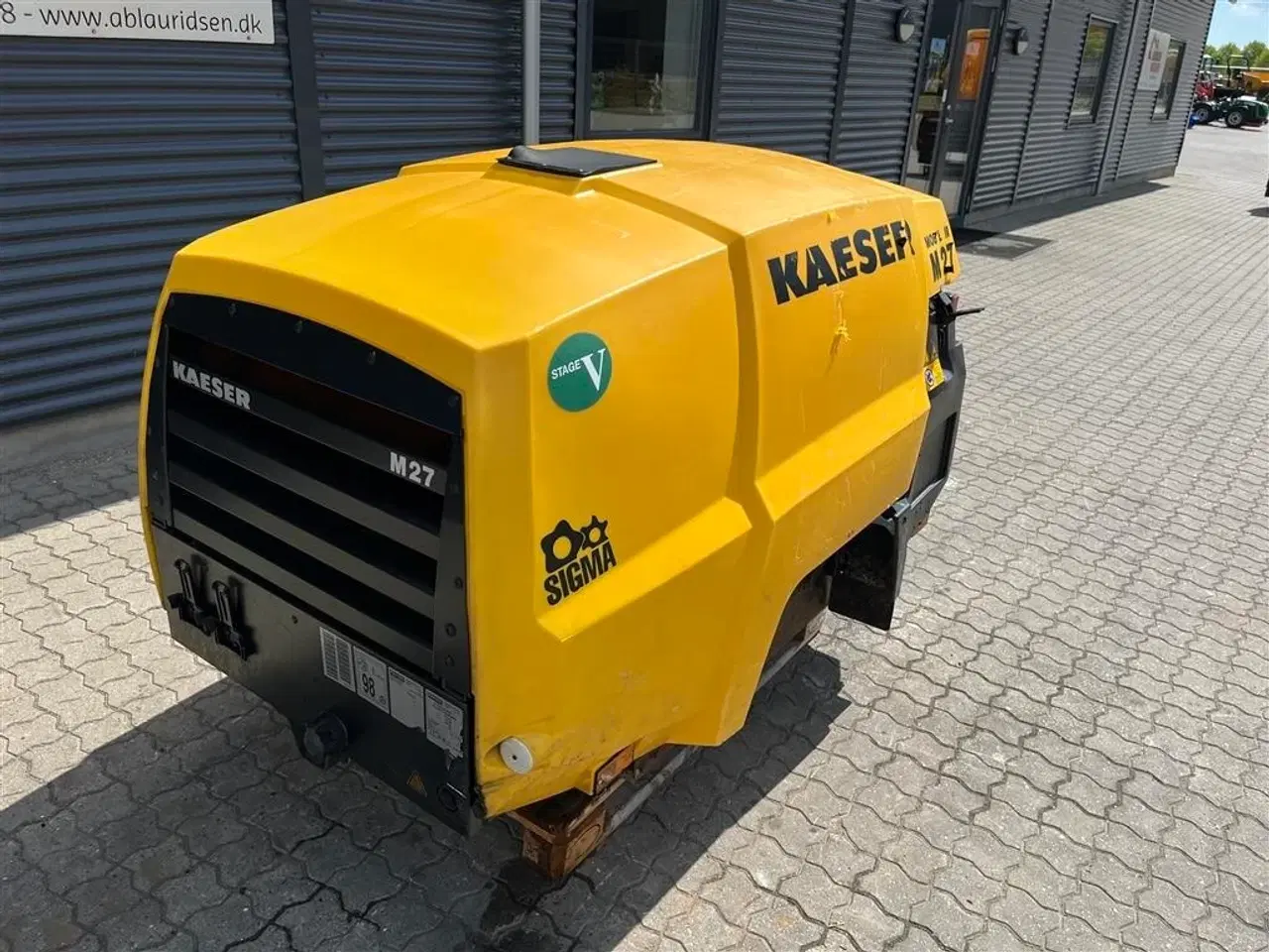 Billede 10 - Kaeser M27 kompressor på ski kun kørt 108T