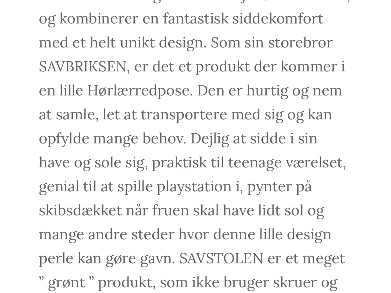 Billede 4 - Savstol