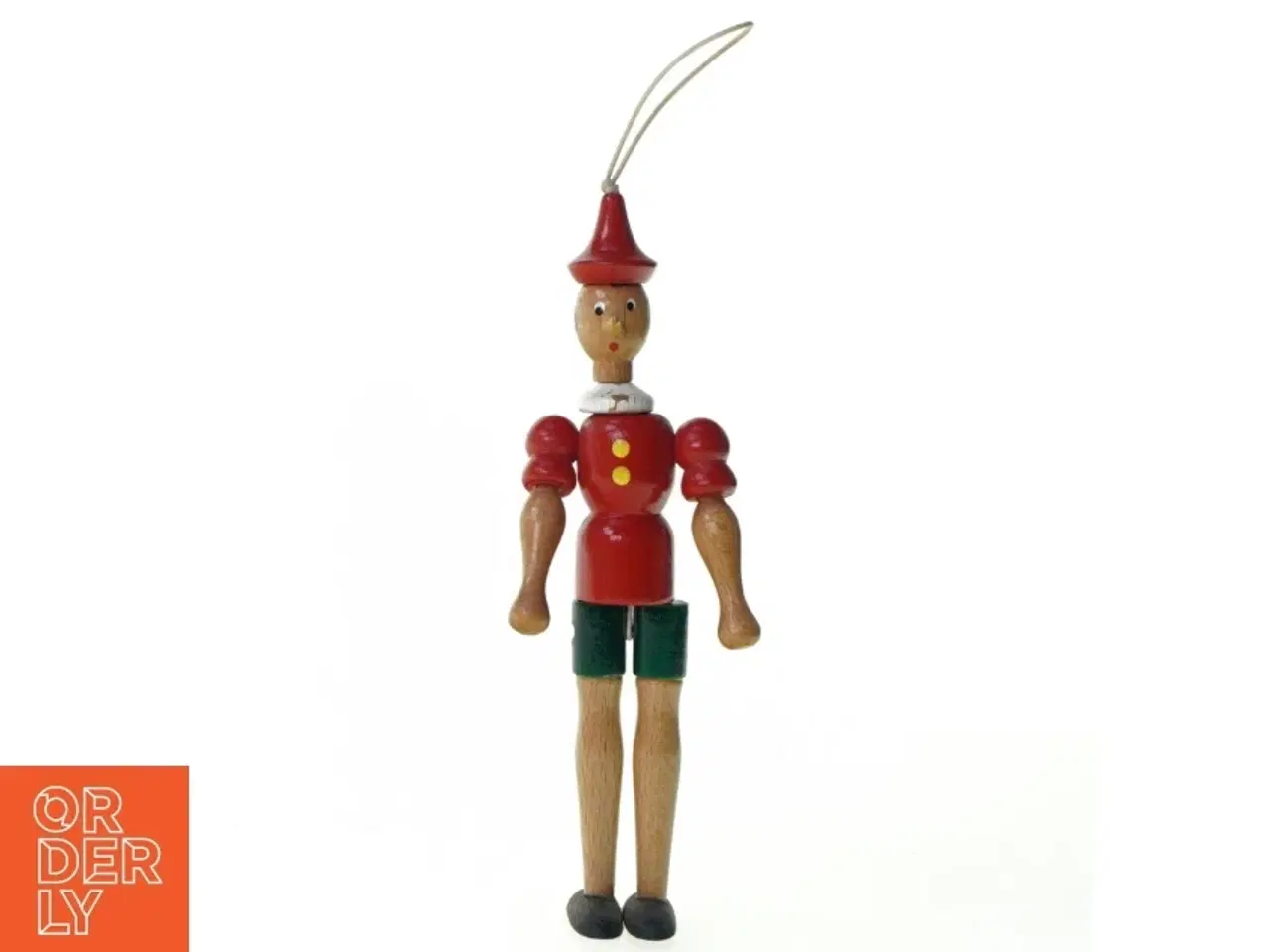 Billede 1 - Pinocchio figur til ophæng fra Mastro Geppetto (str. 20 x 5 cm)