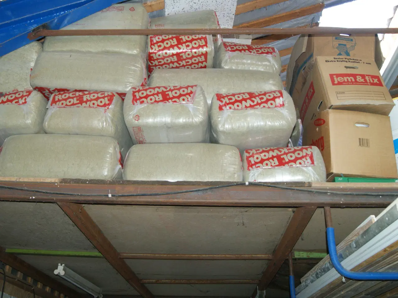 Billede 3 - Rockwool i sække, original indpakning- Isolering.