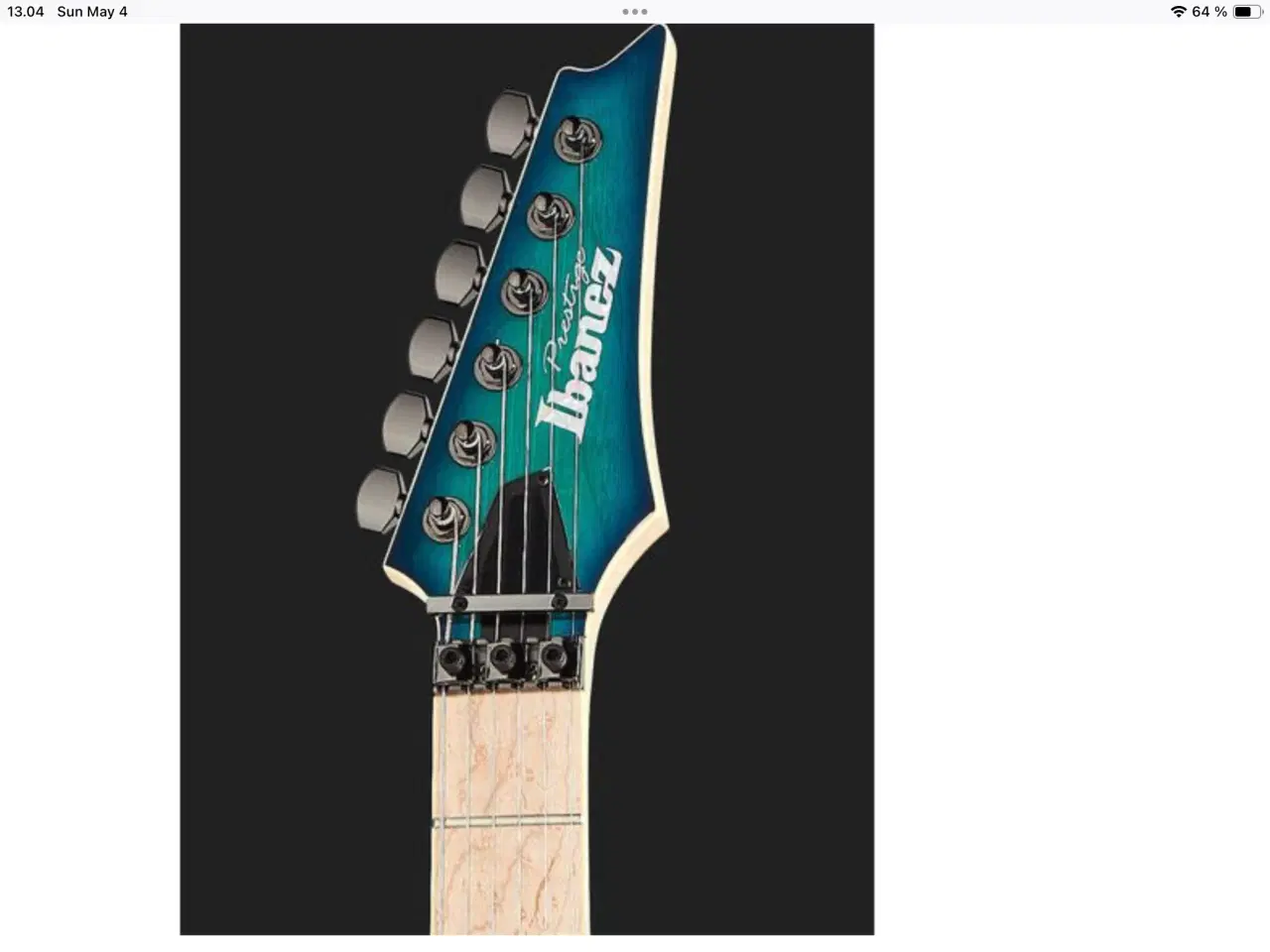 Billede 9 -  Ibanez RG652AHM-NGB Prestige. Made in Japan
