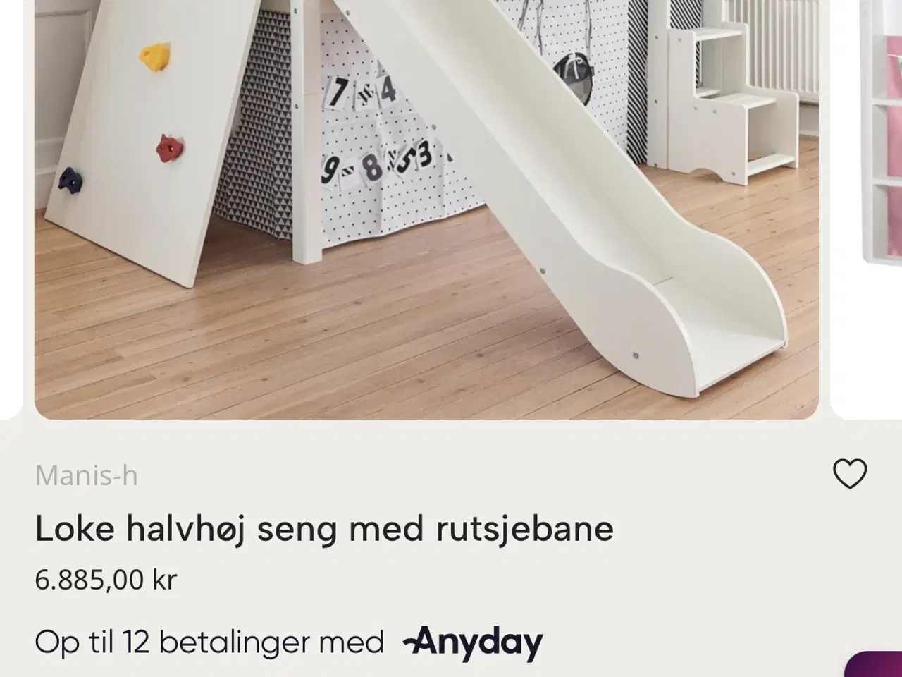 Billede 1 - Halv høj seng 90*200