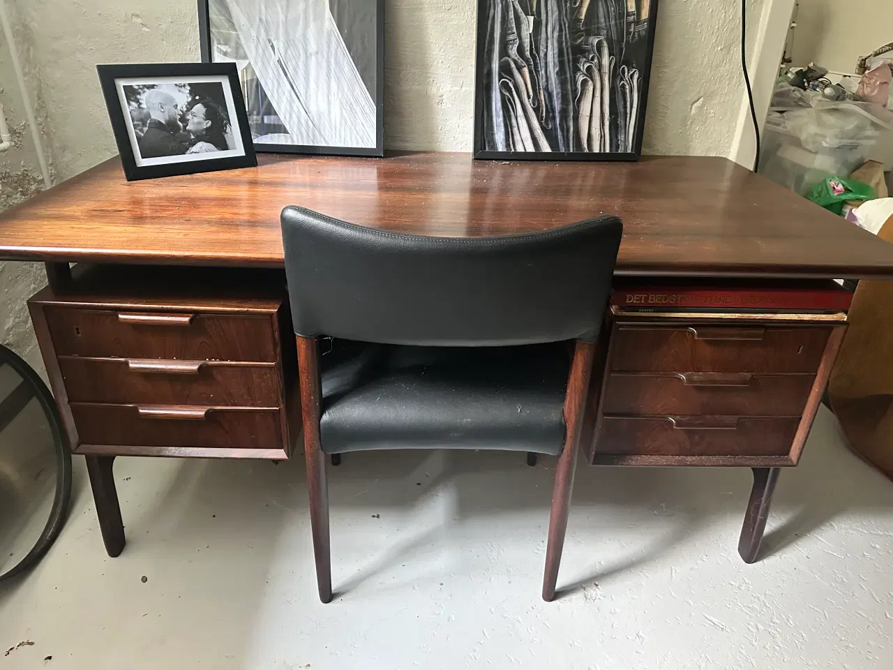 Billede 1 - Skrivebord Palisander smukt