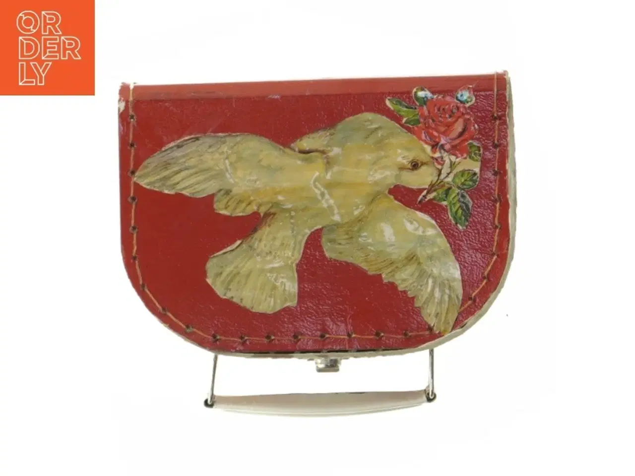 Billede 7 - Rød kuffert (str. 16x11,5 cm)