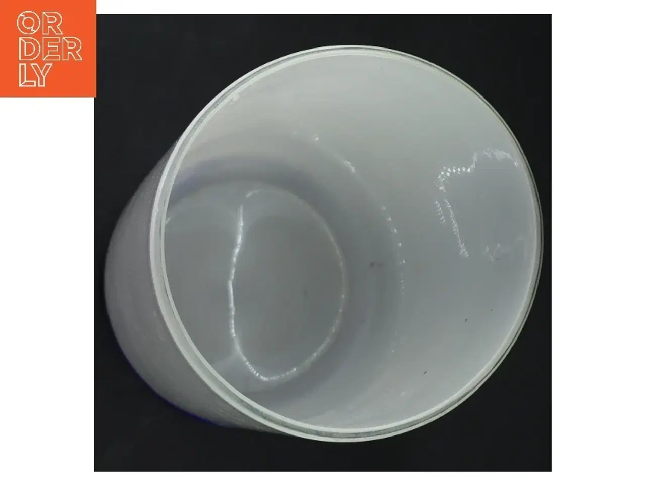 Billede 2 - Blå og hvid vase (str. 27 cm)