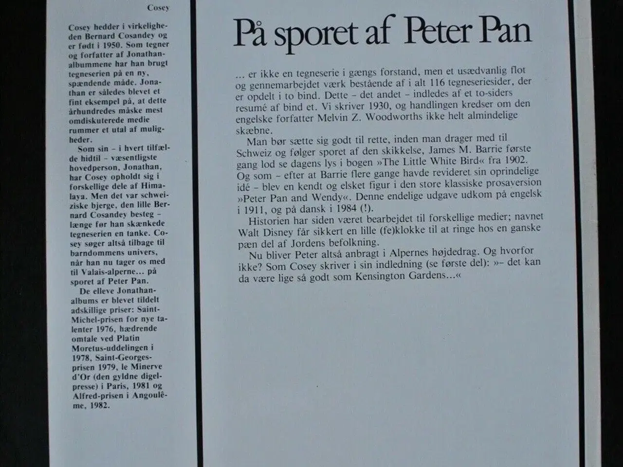 Billede 2 - på sporet af peter pan 2. del, af cosey, Tegneseri