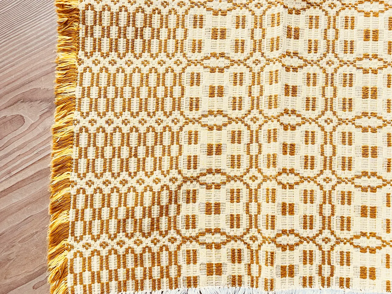 Billede 2 - Dug fra Vævestuen Kjellerup væveri 110x150