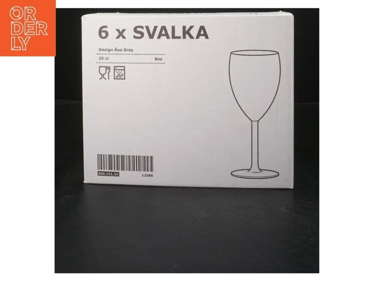 Billede 2 - SVALKA vinglas, 25 cl, 6 stk. fra IKEA (str. 25 cilitter)