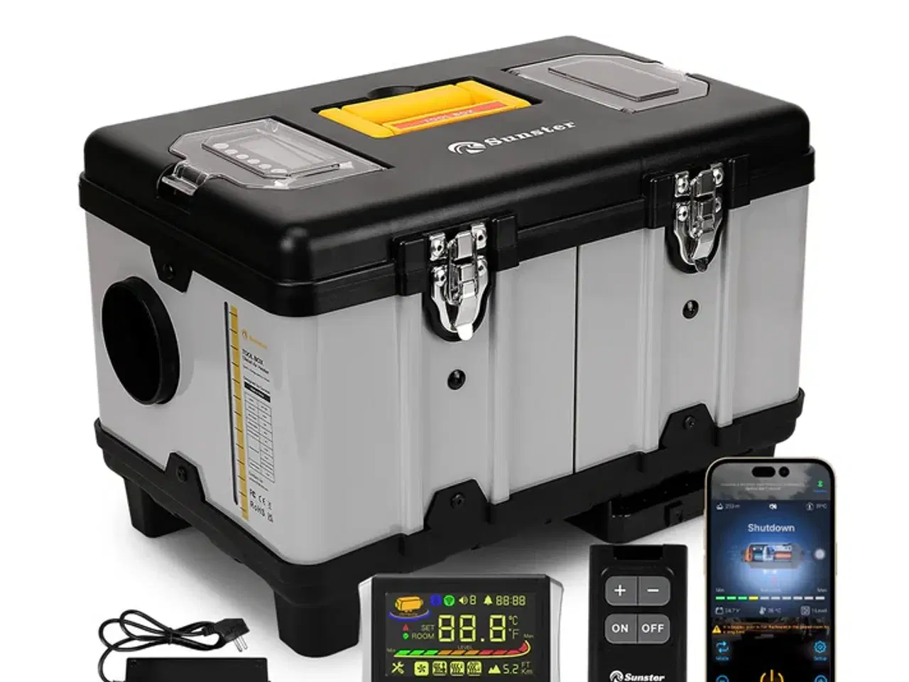 Billede 1 - 8kw med Bluetooth samt start og stopfunktion