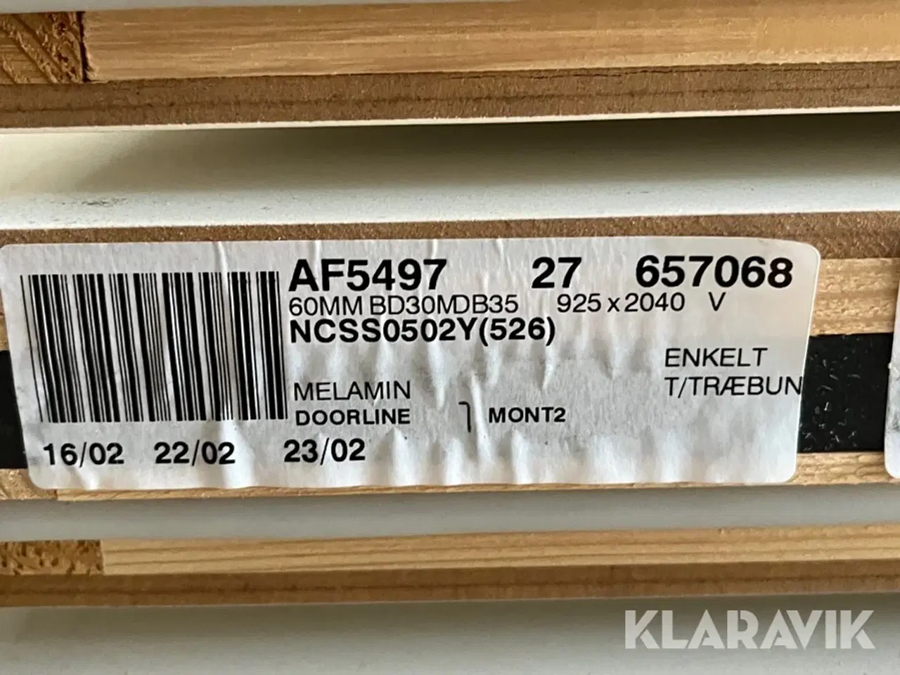 Billede 12 - Døre og karme SWEDOOR