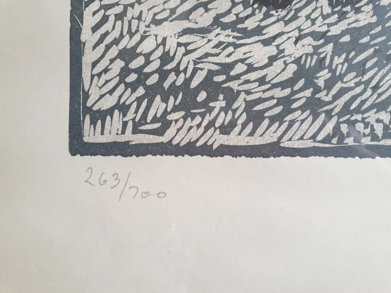 Billede 3 - "Ulvehunde" - Litografi af Erik Heide