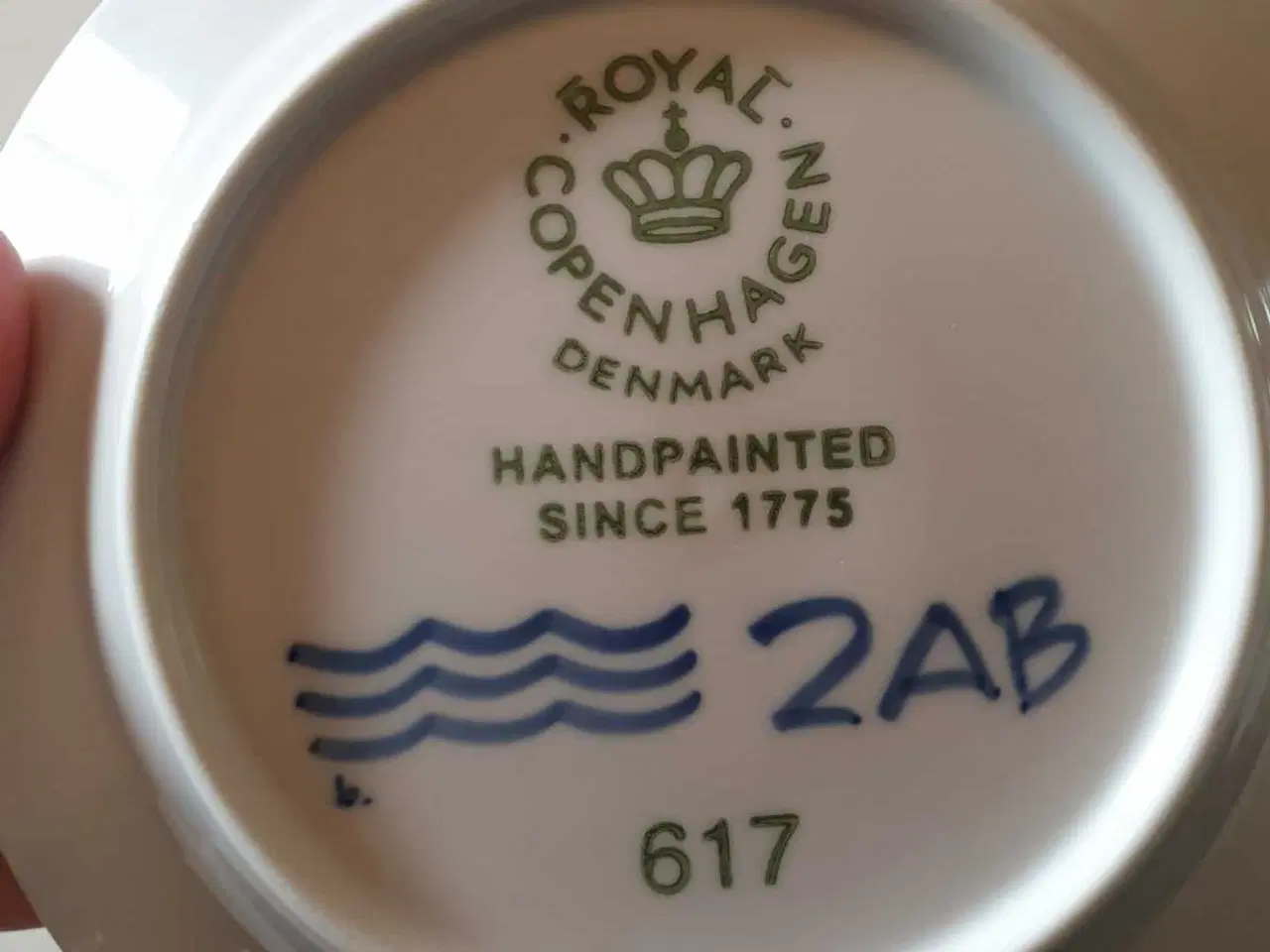 Billede 2 - 8 stk. Bla mega riflet kagetallerkener