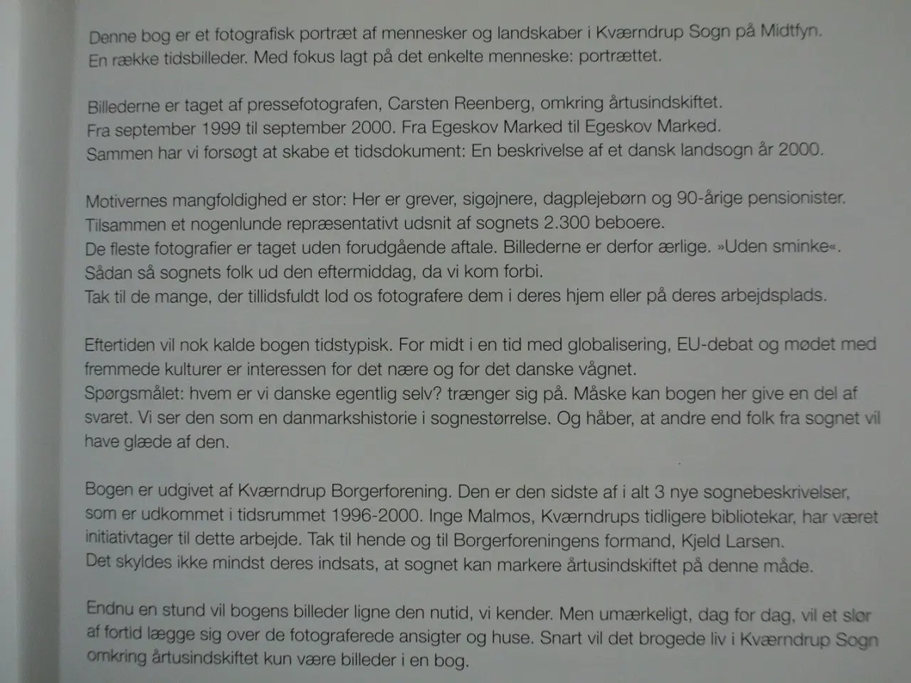 Billede 2 - kværndrup portræt af et landsogn år 2000, af henri