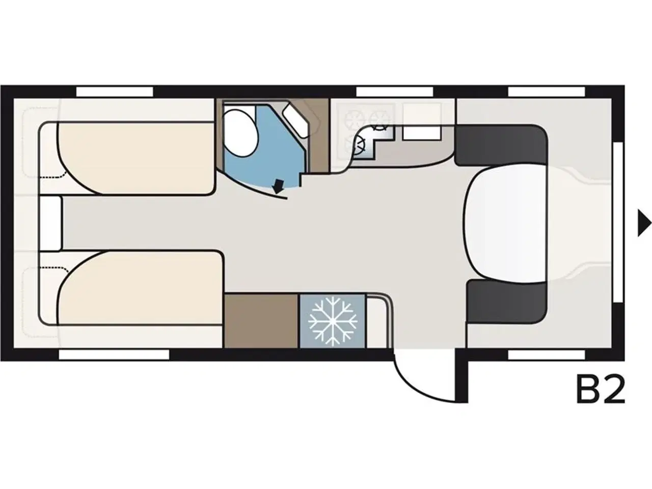 Billede 2 - 2025 - Kabe Royal 540 GLE KS