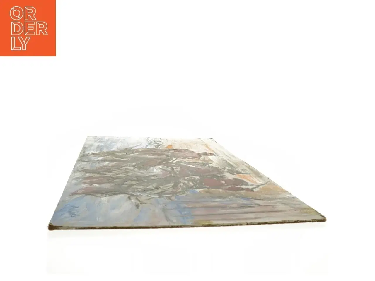 Billede 2 - Maleri af ryttere på sne (str. 60x36 cm)