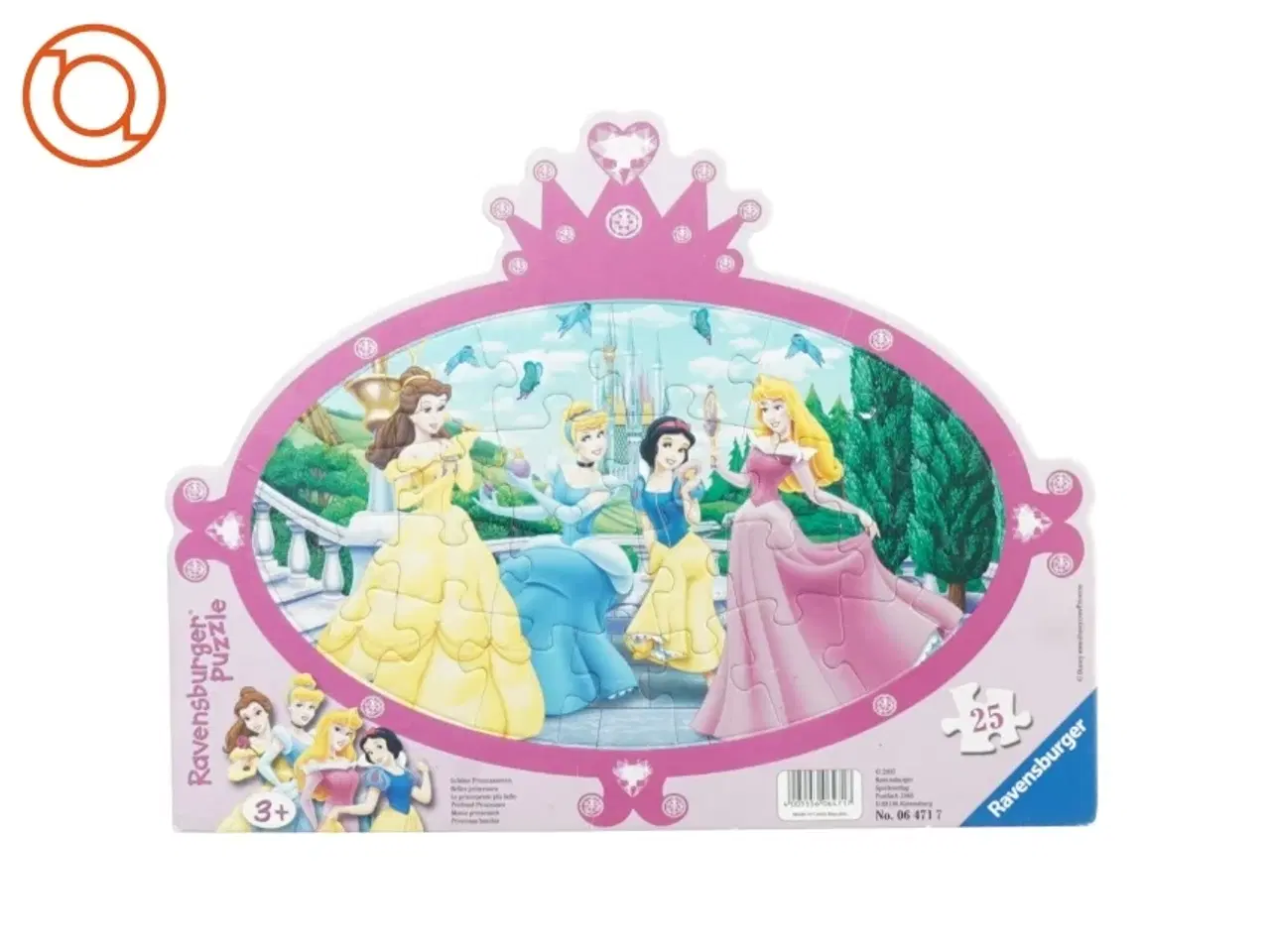 Billede 1 - Puslespil med prinsesser fra Disney (str. 36 x 28 cm)