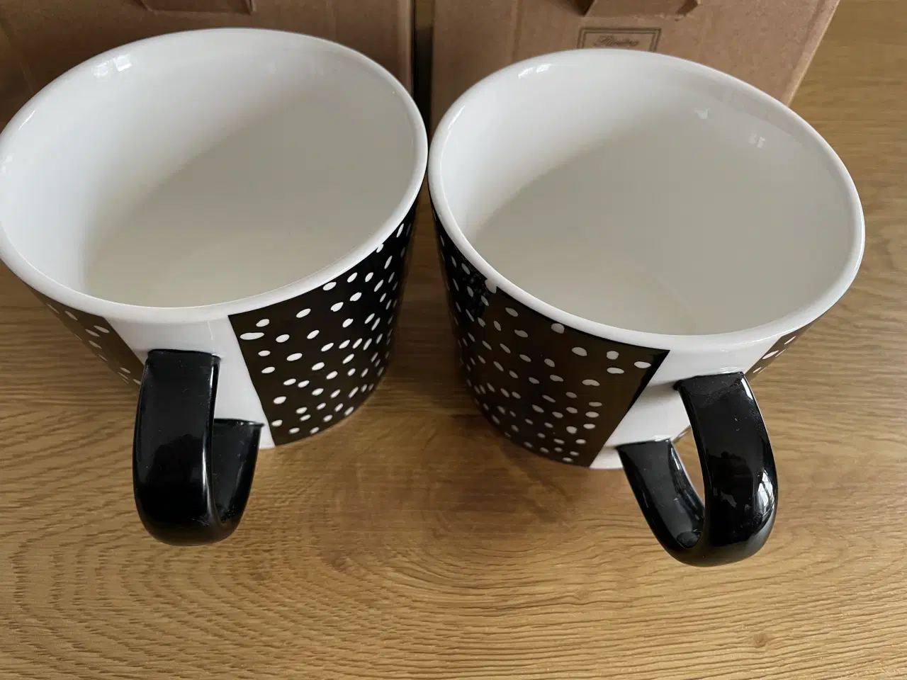 Billede 2 - Riviera Maison Kaffekrus Sort med Hjerte 2 stk