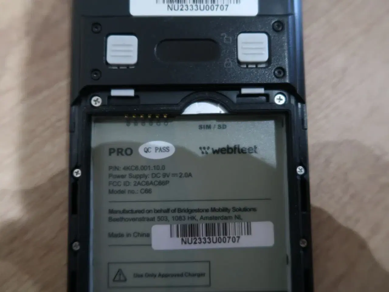 Billede 4 - Professionel driver terminal WEBFLEET PRO C66