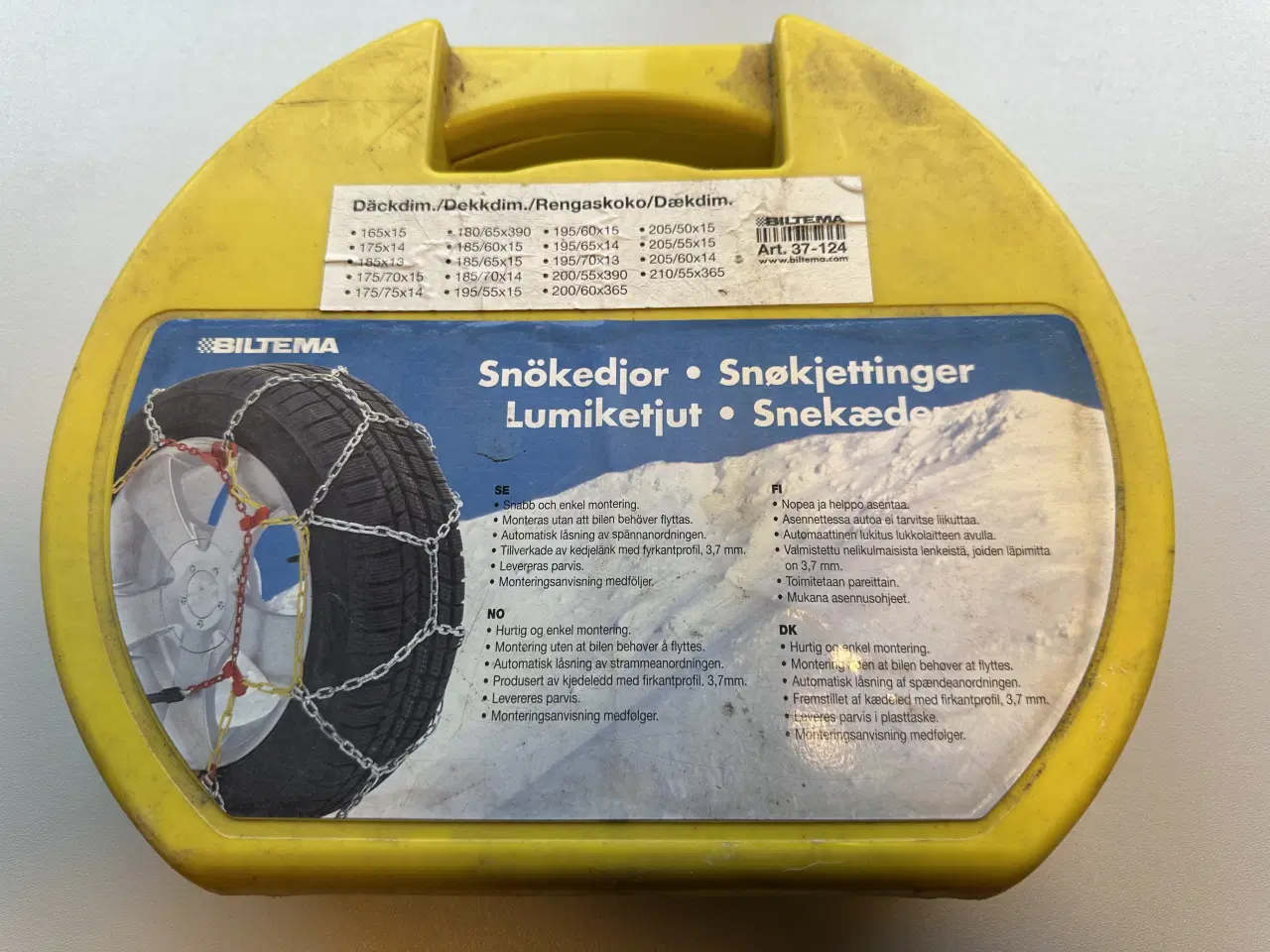 Billede 1 - Snekæder fra Biltema sælges