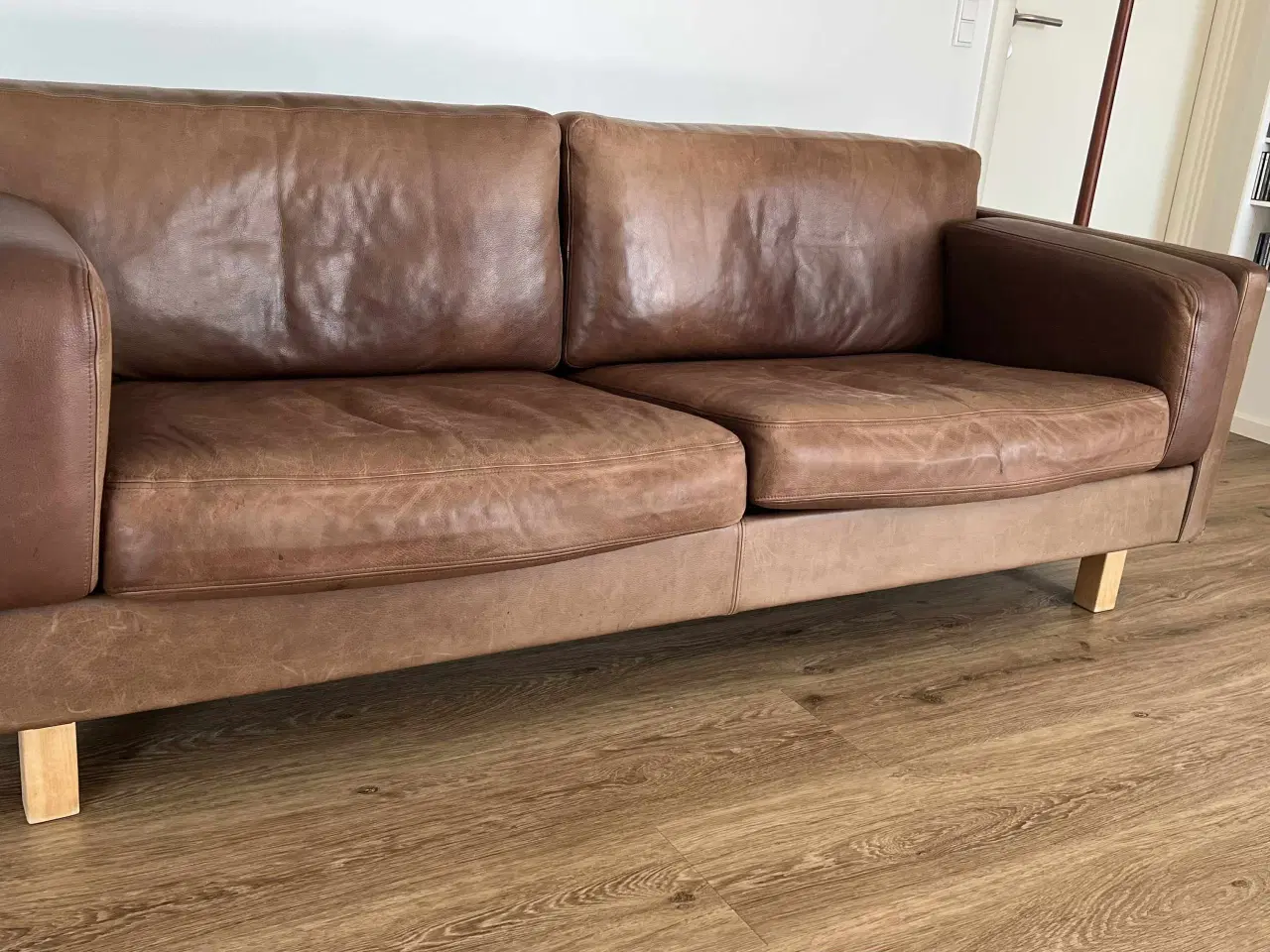 Billede 2 - MH lædersofa - 210cm - søger nyt hjem