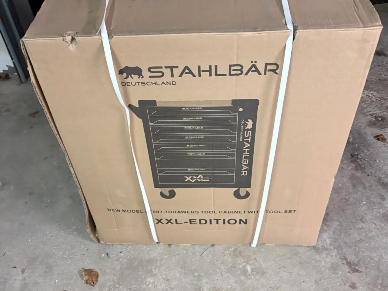 Billede 3 - Stahlbär værktøjsvogne med 7 fyldte skuffer sort