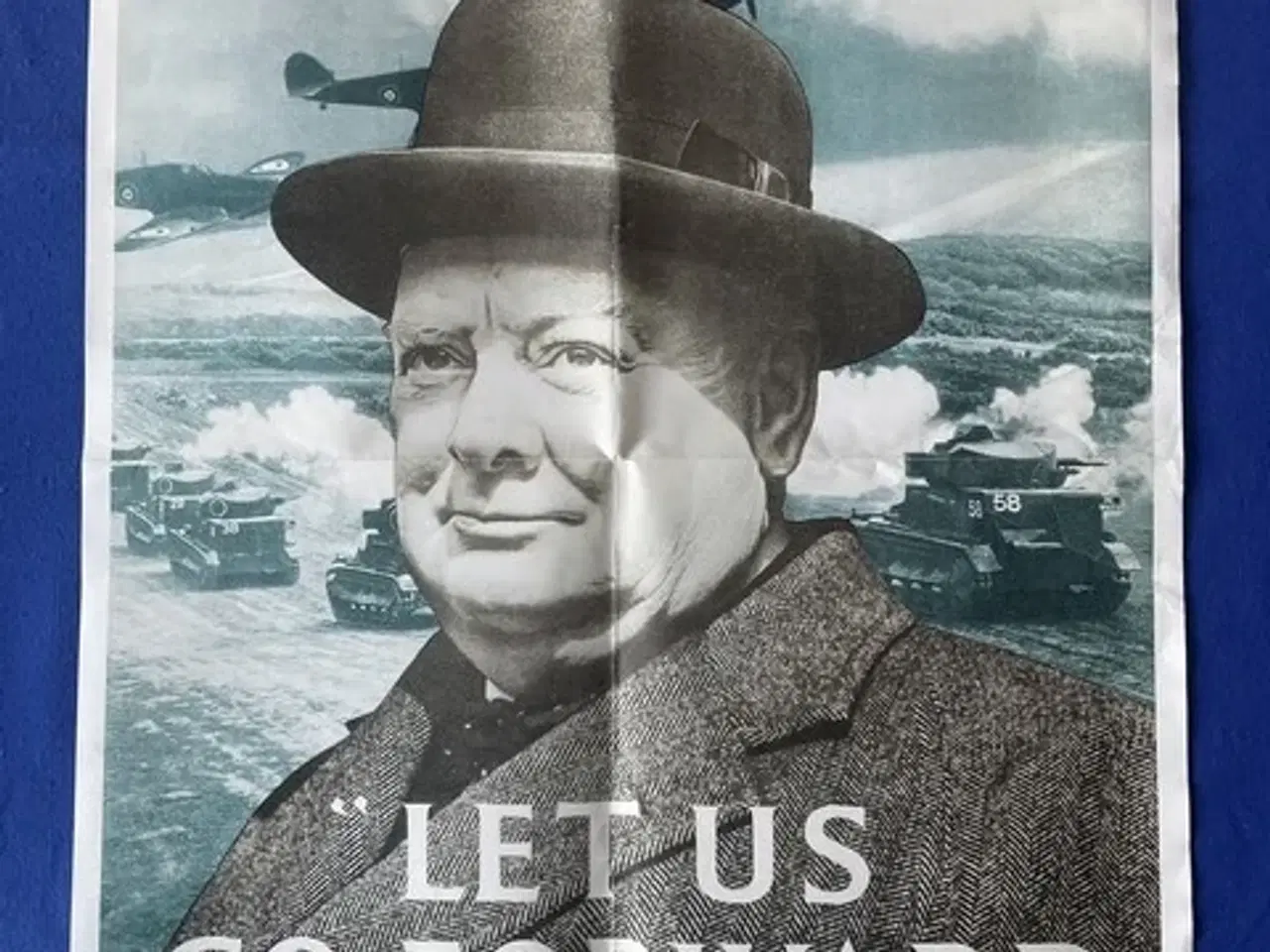 Billede 1 - Plakat - KOPI -  Krigsaviserne 9. - 1999 - Let us go forward Together