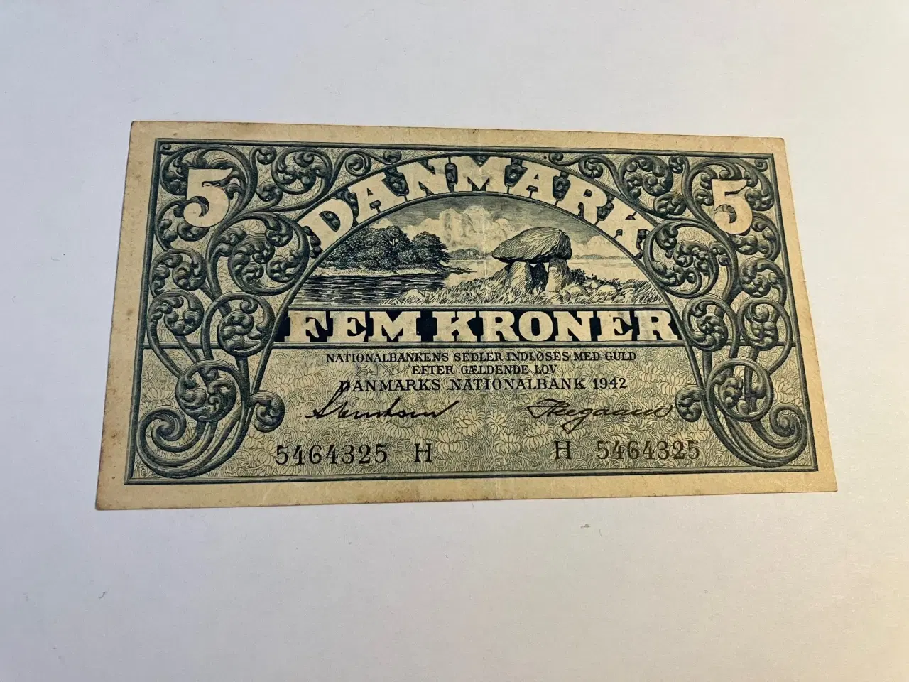 Billede 1 - 5 Kroner 1942 Danmark