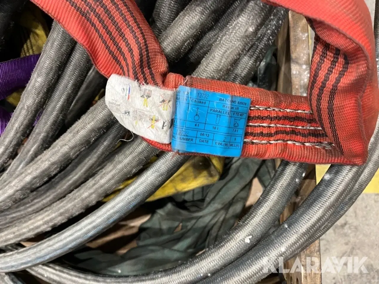 Billede 6 - Assorterede stropper 6 paller - kasserede