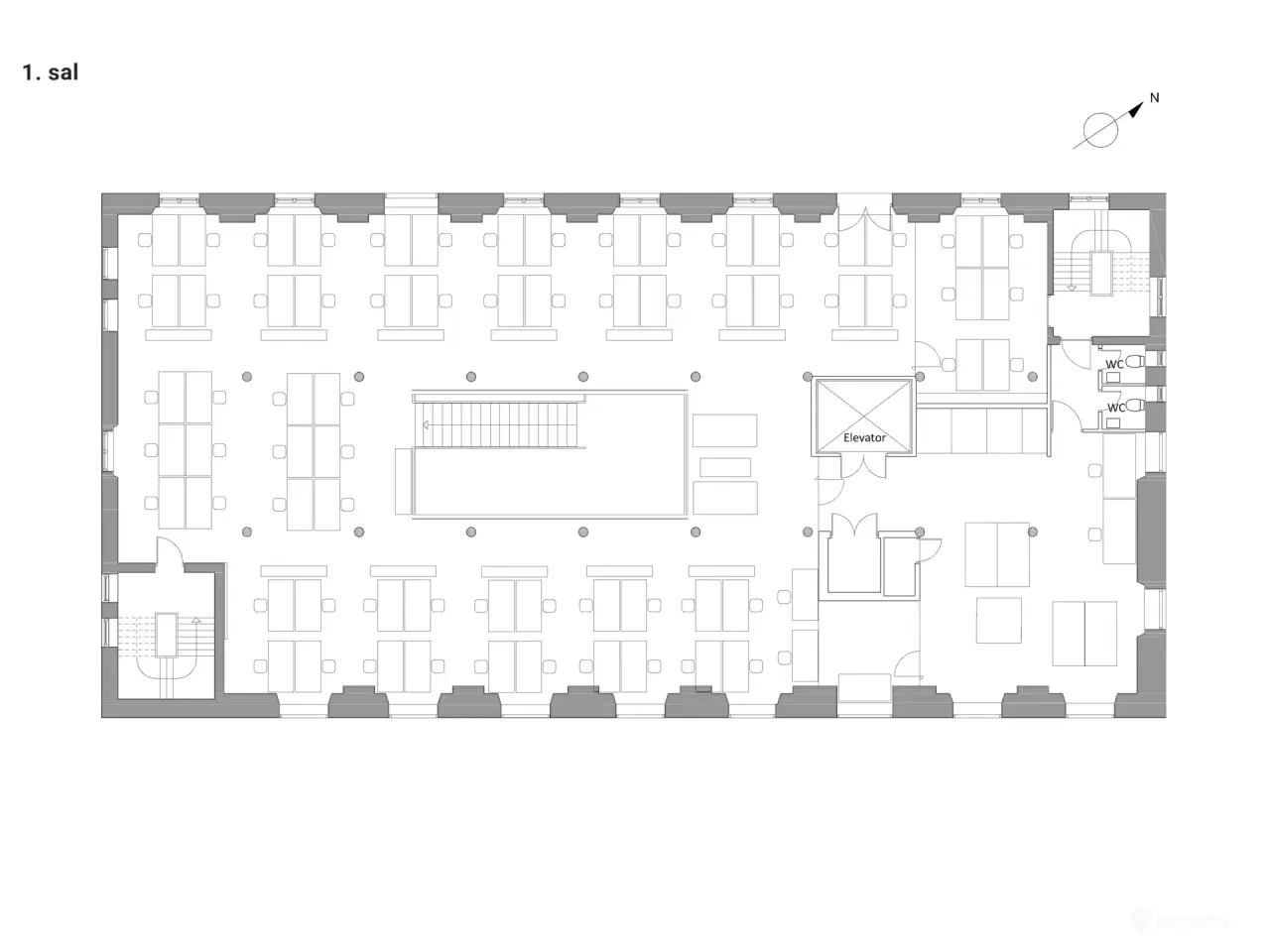 Billede 17 - Kontorlejemål i karakteristisk ejendom på Islands Brygge – tæt på Islands Brygge metrostation.