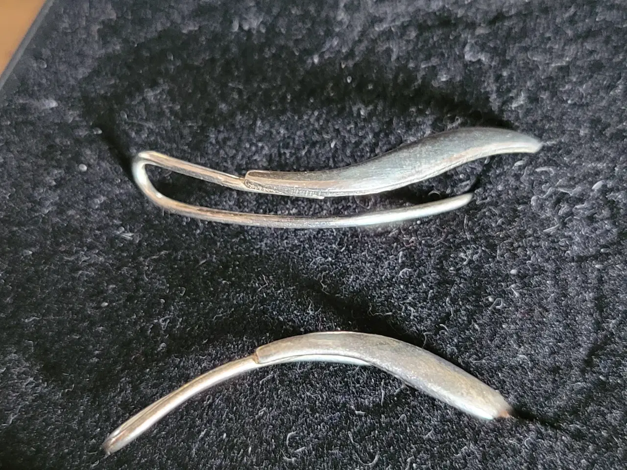 Billede 2 - Sølv retro øreringe