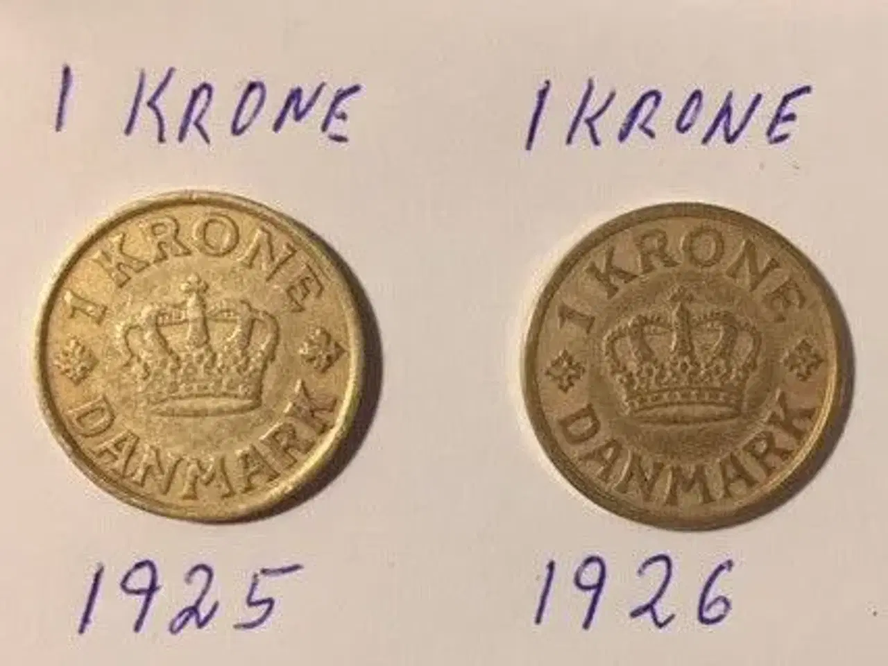 Billede 9 - Gule 1 kroner
