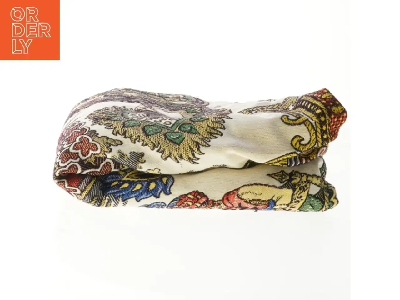 Billede 3 - Broderet sengtæppe med paisley-mønster (str. 220x125 cm)