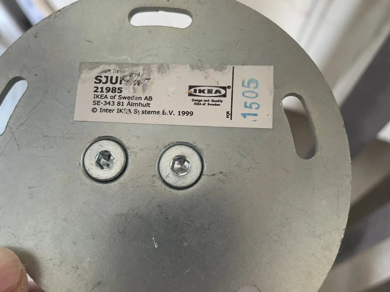 Billede 2 - Bordben i rustfrit stål 