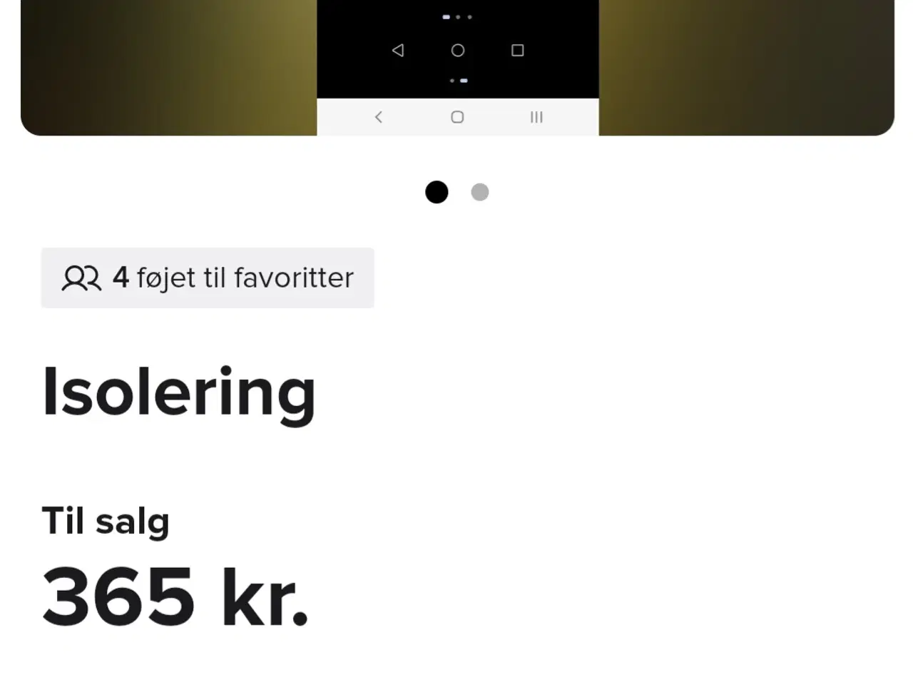 Billede 1 - Hulmursisolering 190 