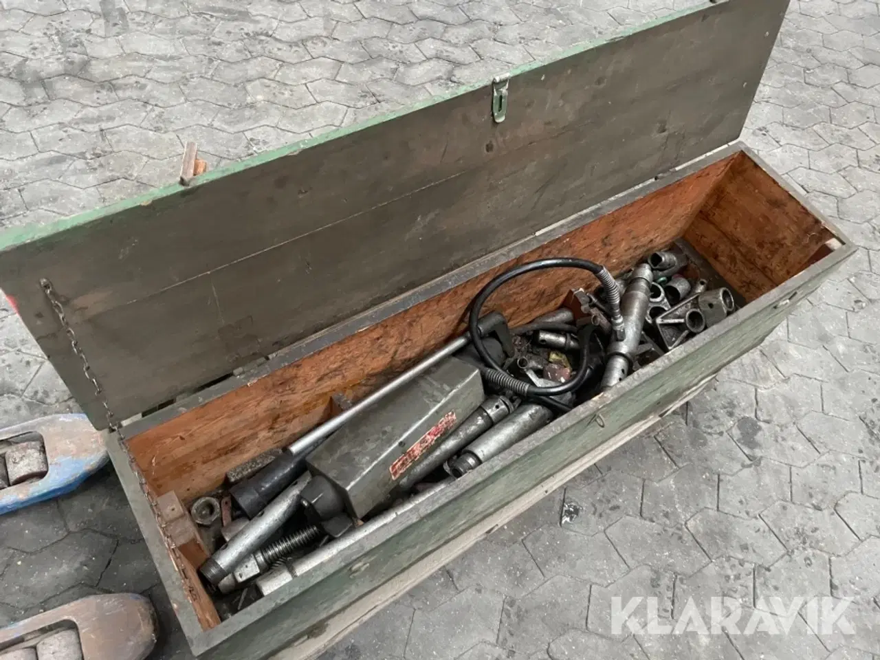 Billede 2 - Hydraulisk opretterværktøj og dækjern