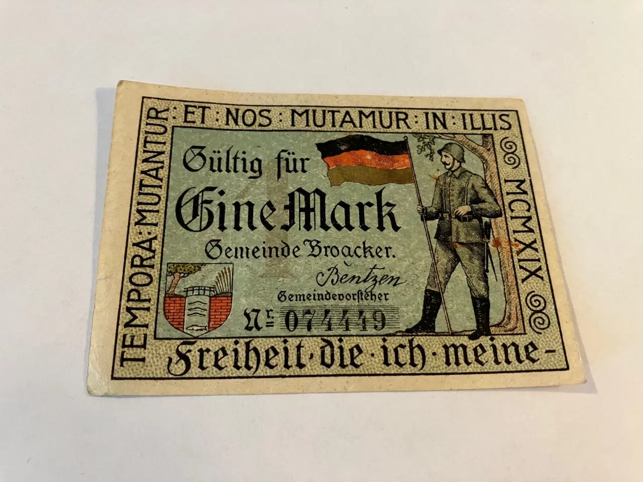 Billede 1 - Eine Mark Germany