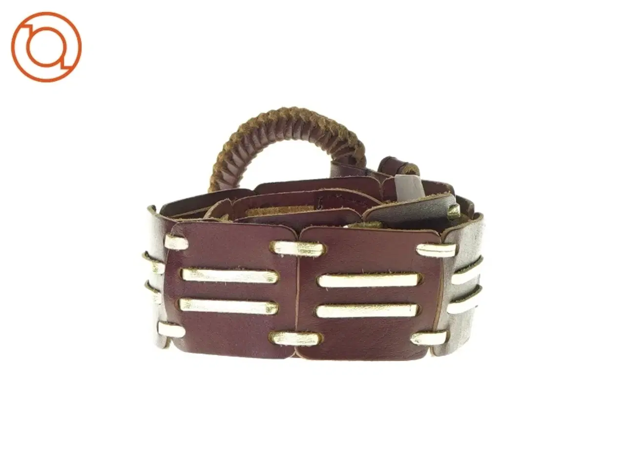 Billede 2 - Bælte i brun og guld