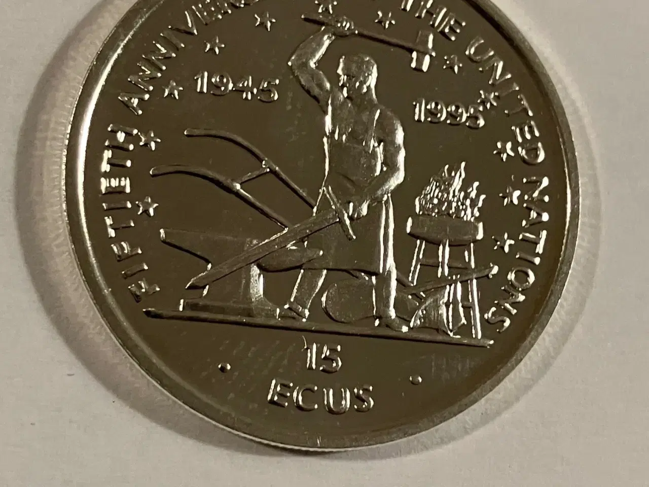 Billede 2 - 15 Ecus Isle Of Man 1995