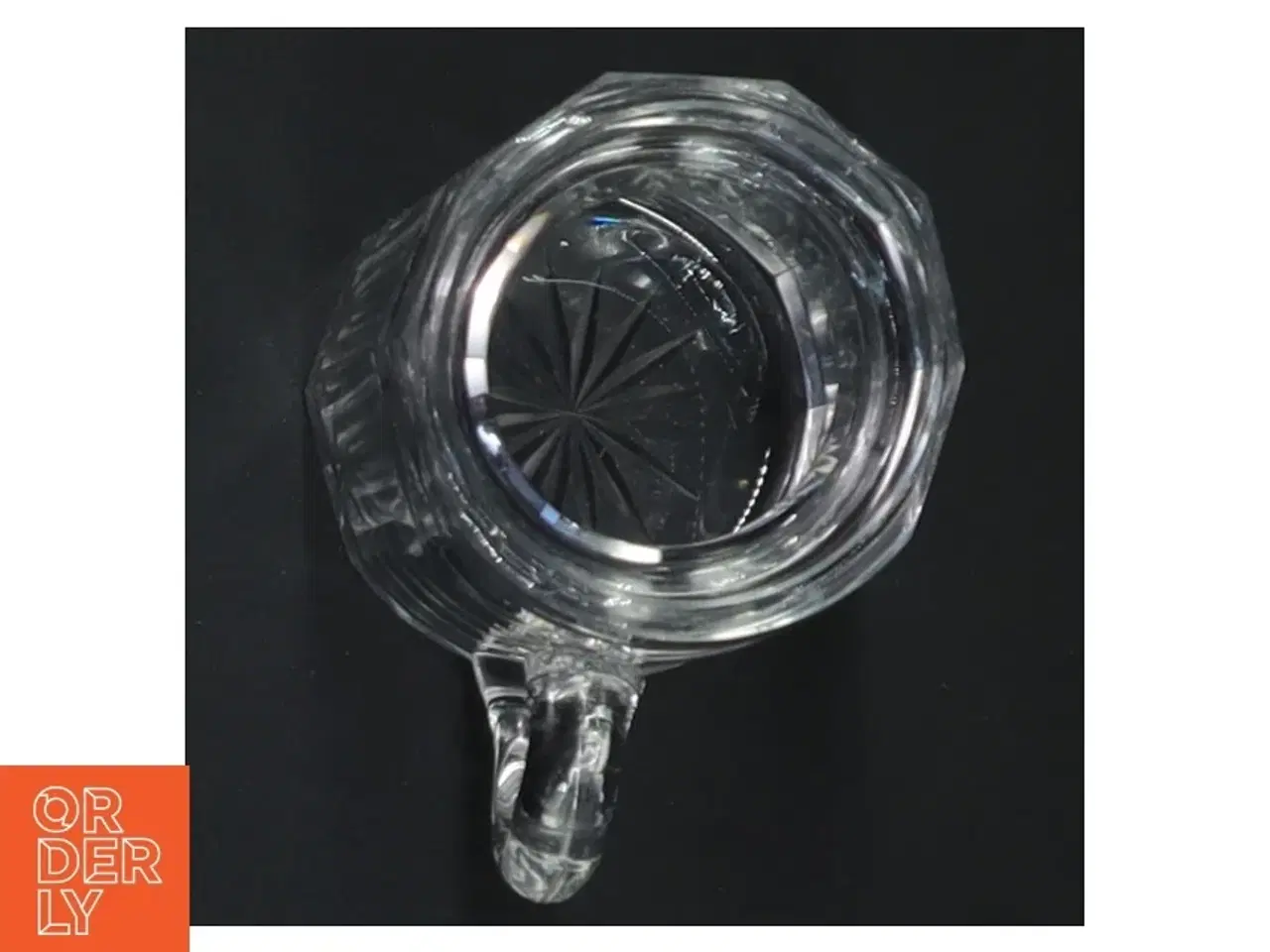 Billede 5 - Retro Glas sennepskrukke  med låg (str. 8 cm)