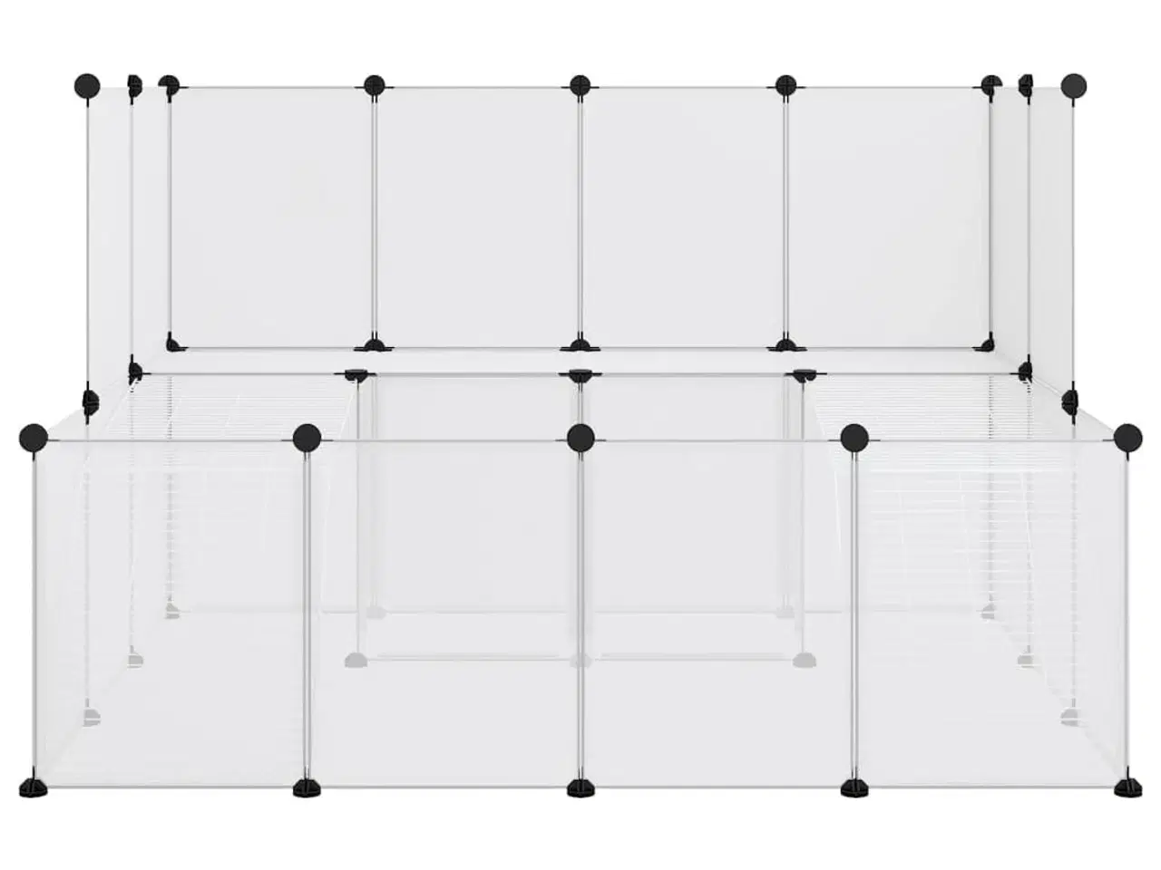 Billede 3 - Lille dyrebur 143x107x93 cm PP og stål transparent