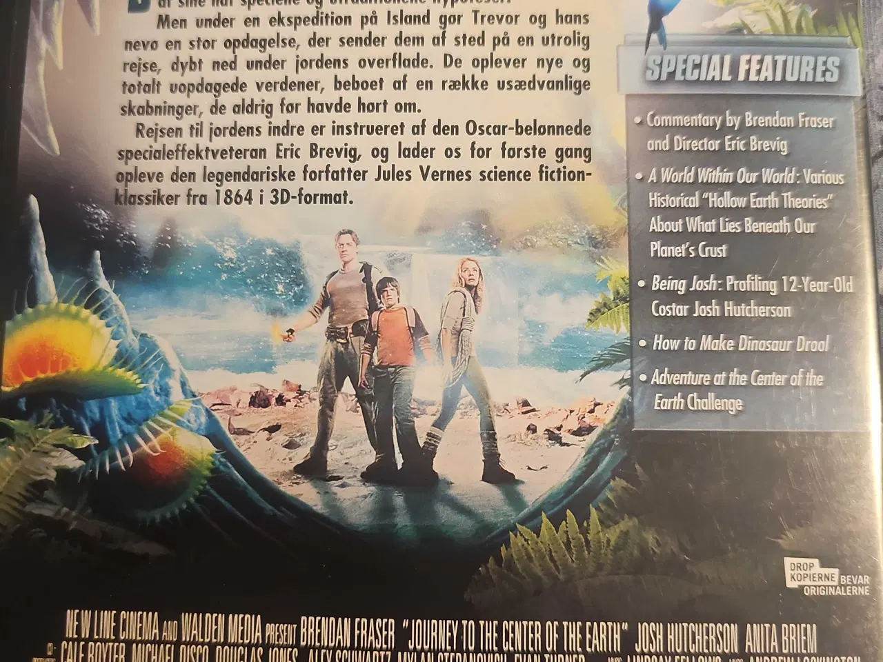 Billede 2 - Jordens Indre DVD (incl 4 par 3D briller)