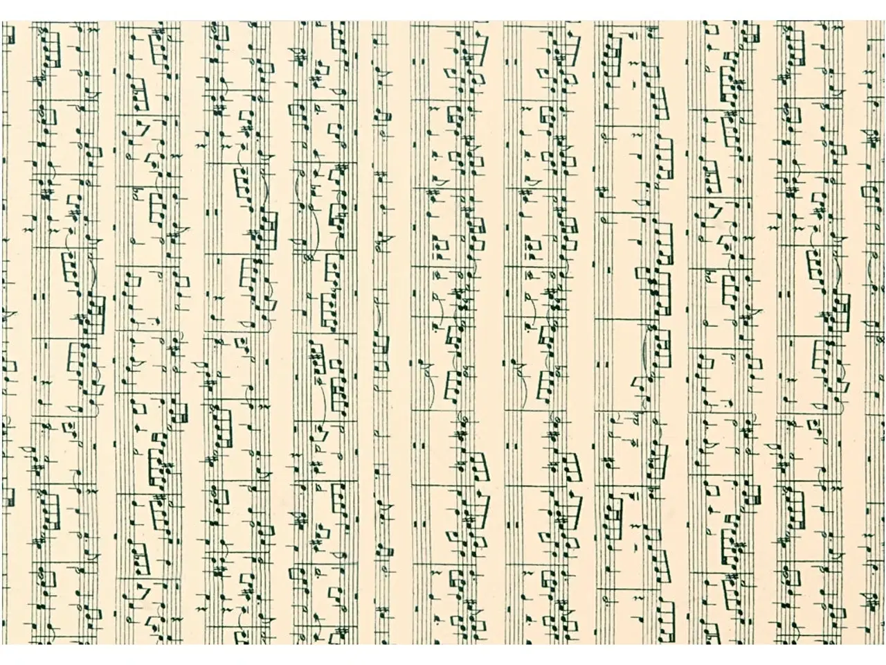 Billede 1 - Karton med noder A4, 180 g, 10 ark - Kreativ kvalitet