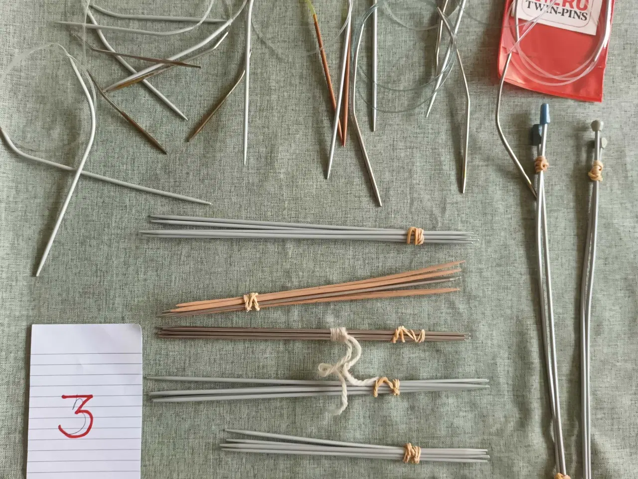 Billede 3 - Strikkepinde, rundpinde, strømpepinde og tilbehør