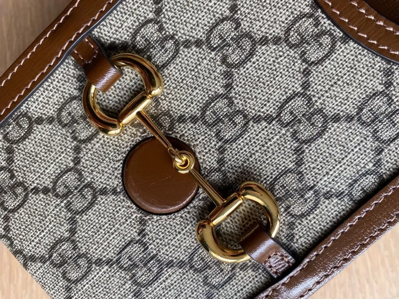 Billede 6 -  GUCCI Horsebit 1955 mini bag in GG Supreme