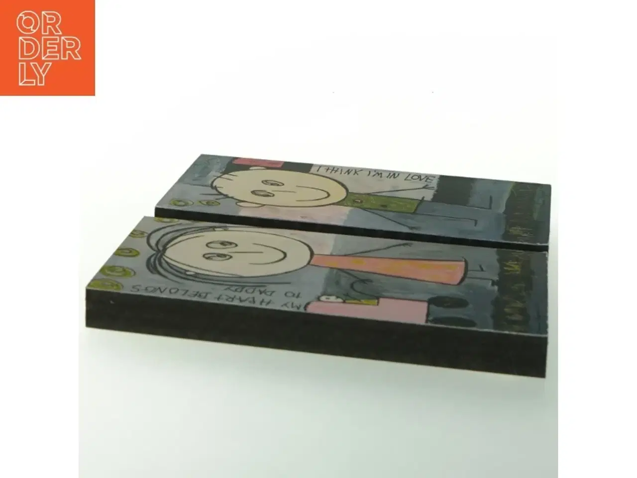 Billede 3 - Dekorative malerier på plader (str. 20 x 10 cm)